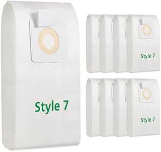 9 Pack Style 7 Vacuum Bags Compatible with Bissell Upright Vacuums: PowerForce 1739 3522 3525 71Y7, PowerGlide 3545, Plus 3350 3550 3553, Lift-Off 3554, Powertrak 6592 Series Vacuum, Part#32120