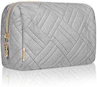 BOACAY Small Makeup Bag, Travel Cosmetic Pouch for Women, Girls & Kids, Zipper Toiletry Organizer for Purse, Mini Case for Accessories, Brushes