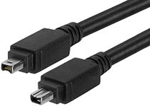 BRENDAZ DV Firewire IEEE 1394 Cable Compatible with Canon GL2 Camcorder FireWire 4-pin to 4-pin DV Cable (6-Feet)