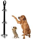 Dog Training Doorbells, Dog Doorbells, Puppy Toilet Training Bells, Adjustable Strap Door Bell for Door, Suitable for Any Doorknob, Fits for All Dogs (7 Extra Large Loud Doorbells）