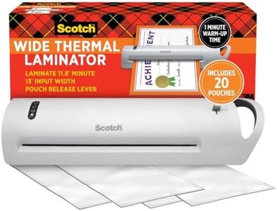 Scotch Laminator with 20 Pouches, TL1302XVP