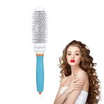 Professional Round Brush for Blow Drying, Ceramic Round Brush Small Ceramic Ion Thermal Barrel Brush for Sleek, Precise Heat Styling and Salon Blowout Lightweight Hair Brush Curl Brush(32#)