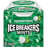 ICE BREAKERS Mints (Spearmint, Sugar Free, 1.5-Ounce Containers, Pack of 8)