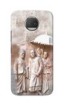 PRINTFIDAA God Shirdi Sai Baba Stone Silver Background Printed Designer Hard Case for Motorola Moto G5S Plus (5.5"), XT1803, XT1805, XT1806, XT1804 Back Cover -(1I) RSM1003