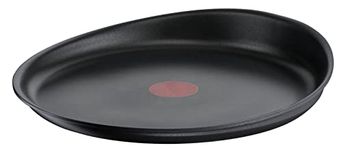 Tefal Ingenio Crepe Pan 27 cm, Induction, Non-Stick Coating, Cast Aluminium, Stackable, Dishwasher Safe, Eco Resist L8581004, Black