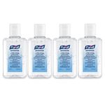 PURELL 100mL pack of 4 100ml PURELL Hand Sanitiser bottles