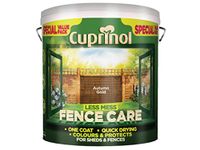 Cuprinol LMFCAG6L Less Mess Fence Care Autumn Gold 6 Litre, 6l