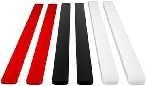 Fat Daddio's Fondant & Dough Leveler Set, 13.75 x 0.75 Inch, White, Black, Red