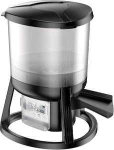 Evolution Aqua EvoFeed Automatic Fish Feeder – Outdoor Battery-Powered Pond Food Dispenser with Timer
