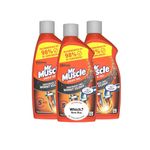 Mr Muscle Drain Unblocker, Drain Cleaner Power Gel, 1 Litre (Packaging May Vary) (Pack of 3)