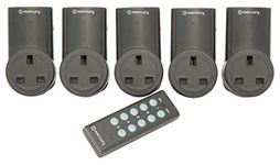 Remote Control Mains Socket Adaptors - Set of 5