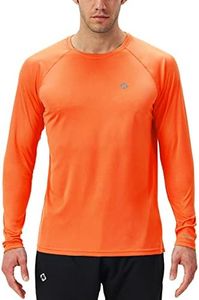 NAVISKIN Men's Rash Guard Shirts Swim Shirts UPF 50+ UV Sun Protection Long Sleeve Shirts Lightweight Quick Dry