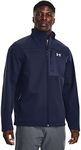 Under Armour Men's ColdGear Infrared Shield 2.0 Soft Shell, (410) Midnight Navy / / White, Small