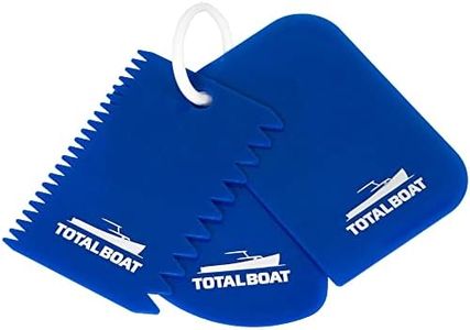 TotalBoat Flexible Resin Spreaders Set - Reusable Scrapers for Epoxy, Fillers, Putty, Caulk, Spackling Paste, Polyester Resin and Adhesives