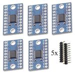 HiLetgo 5pcs TXS0108E High Speed Full Duplex 8 Way 8 Channel Level Conversion Module 8-Bit 8 CH Logic Level Bi-Directional Converter Module