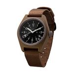 34mm Desert Tan General Purpose Quartz with Date (GPQ)