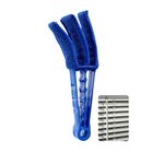 Blind Duster Venetian Blind Cleaner Window Blind Cleaning Tool Removable Sleeves Dust Cleaner Brush for Venetian Blinds Car AC Vent Air Conditioner Supplies Home Accessories Assorted Colour (1)