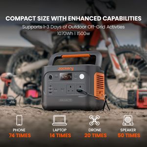 Jackery Explorer 1000 v2 Portable Power Station – 1000W Outdoor Generator