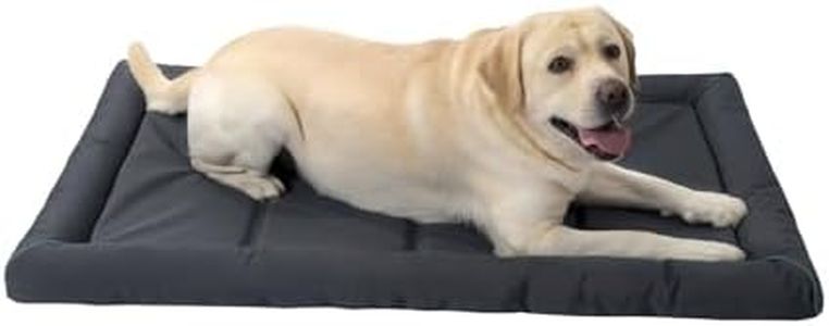 BALANCE Oxford Dog Bed for Extra Large Dogs, Waterproof Dogs Crates Pad Outdoor 2XL Dog Crate Mat, Wipe Clean & Easy Rinse, 48 inch