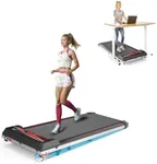 UPREIGN 3 in 1 Portable Treadmill and Walking Pad, with Incline for Home/Office, Remote Control and LED Display