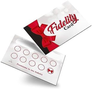 KOÏLWËS Carta Fedeltà - Fidelity Cards - Tessere Fedeltà - Buoni Regalo- Fidelity card estetista, parrucchiera, massaggiatrice, centro estitiso e attività commerciali (100 fidelity cards)