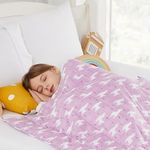HOSUKKO Weighted Blanket - Weighted Blanket 10 lbs Purple Alpaca Heavy Blanket - Breathable Blanket(41 * 60 inches, 10 lbs)