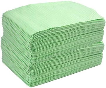 AebDerp 125 pcs 3 Ply Disposable Tattoo Tablecloth Napkins Waterproof Absorbent Under-pad Personal for Tattooing Table Mat Tattoo Covers Clean Cloths Tattoo Aids (Green)