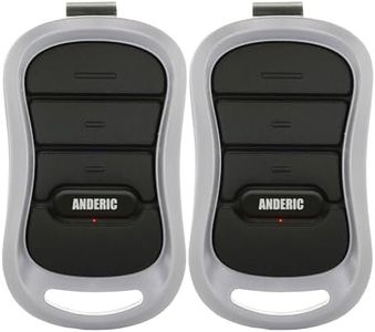 [2 Pack] Anderic G3TBX for G3T-BX G3T-R G3T-A Intellicode 315/390MHZ Remote for Genie Overhead Door Garage Door Opener