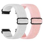 TumpCez - Quick Release Elastic Nylon Watch Straps - Band Width- 16mm 18mm 19mm 20mm 22mm-Choose Colour & Width