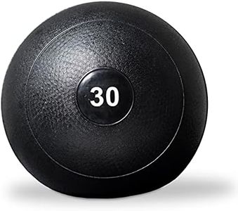 REP Weighted Slam Balls | 30 lb | Exercise and Fitness Balls for Strength Training, Soft Rubber Grip, Non-Bounce Medicine Ball | Crossfit, Home Gym, Fitness, and Core Workouts | Black