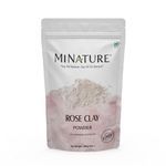 minature Rose Kaolin Pink Clay Powder (Rose Clay) For Glowing & Healthy Skin | Pure & Natural Face Mask Powder For All Skin Types & Unisex Use | Detox & Brightening | 227G(8 Oz)