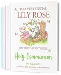 Holy Communion Personalised Gift Book of Daily Blessings for Children, Keepsake Present