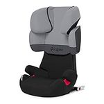 Cybex Silver Solution X-Fix Child's Car Seat, High Back Booster, with Reclining Headrest, For Cars with and without ISOFIX, Group 2/3 (15-36 kg), From approx. 3 to 12 Years, Cobblestone