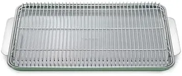 Caraway Non-Stick Ceramic Baking Sheet & Cooling Rack - Ceramic Coated - Non-Toxic, PTFE & PFOA Free - Perfect for Baking, Roasting, and More - Large (18" x 13") - Sage