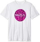 RVCA Men's T-Shirt, Motors Ss/White, Medium