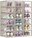 SONGMICS Shoe Boxes, Pack of 18 Sta
