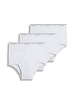 Jockey Men's Underwear Classic Full Rise Brief - 3 Pack - White - 42