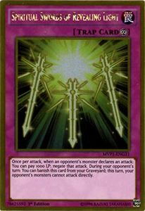 YU-GI-OH! - Spiritual Swords of Revealing Light (MVP1-ENG31) - The Dark Side of Dimensions Movie Pack Gold Edition - 1st Edition - Gold Rare