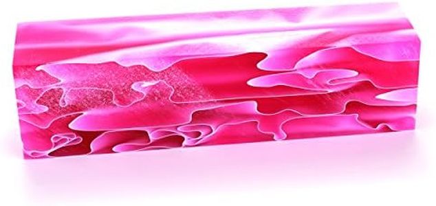 Woodriver Acrylic Turning Stock Rose Water 1-1/2" X 1-1/2" X 6"