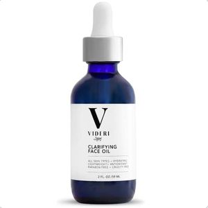Videri Anti Aging Gua Sha Massage Face Oil - Organic Face Serum, Grapeseed, Argan, Grapefruit & Vitamins C & E. Nature Vegan Formula, Face Roller Oil for Facial Massage Tools. Large 2 Oz