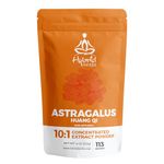 HYBRID HERBS – Astragalus Root Powder 10X Strength – Anti Aging Supplement for Skin, Immune, Adrenals, Digestive, Heart Support with Astragaloside IV | HIGH Potency 10:1 Extract - 113 Servings (113g)