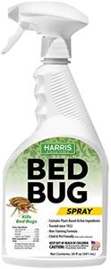 Harris Natural Bed Bug Killer Fast Acting 20oz Non-Toxic Spray with Extended Residual