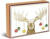Graphique Moose Antlers Holiday Car