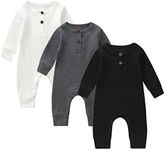 Bafeicao Baby Boy Girl 3 Pack Solid