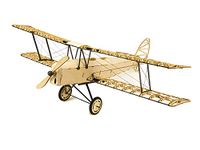 3D Assembly Wooden Puzzle DIY Model Plane, Laser-Cut Balsa Wood Fokker DRI Adult Craft Kits, Creative Handcrafted Airplane Model Kits to Build for Home Decor