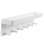 Toddmomy Metal Stand 1pcs Trophy and Medal Display Shelf, Trophy Display Shelf with Hooks for Wall Display Gymnastics, Soccer Medals Awards -mounted Medal Bracket
