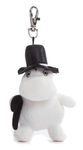 Aurora Moomin, 60153, Official Merchandise, Moominpappa, 4In, Keyclip, Black and White