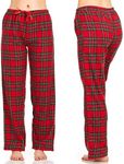 DARESAY Flannel Pajama Pants for Women - Soft, Comfortable Plaid Lounge Pants with Adjustable Fit - Comfy Lounge Homewear