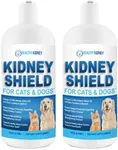 Dog and Cat Kidney Support, Canine Feline Renal Health Support Supplement for Normal Kidney Function, Creatinine, Detox, Best Kidney Cat Supplement, Improve Pets Alive an Kidney Health - 2 Pack