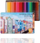 36 Color Watercolor Pencils with Soft Thick Core, SV Bonding Tech & Break-Resistant Lead | Vibrant Blending & Shading for Artists, Adults & Kids | Ideal for Drawing, Sketching, Watercolor Painting